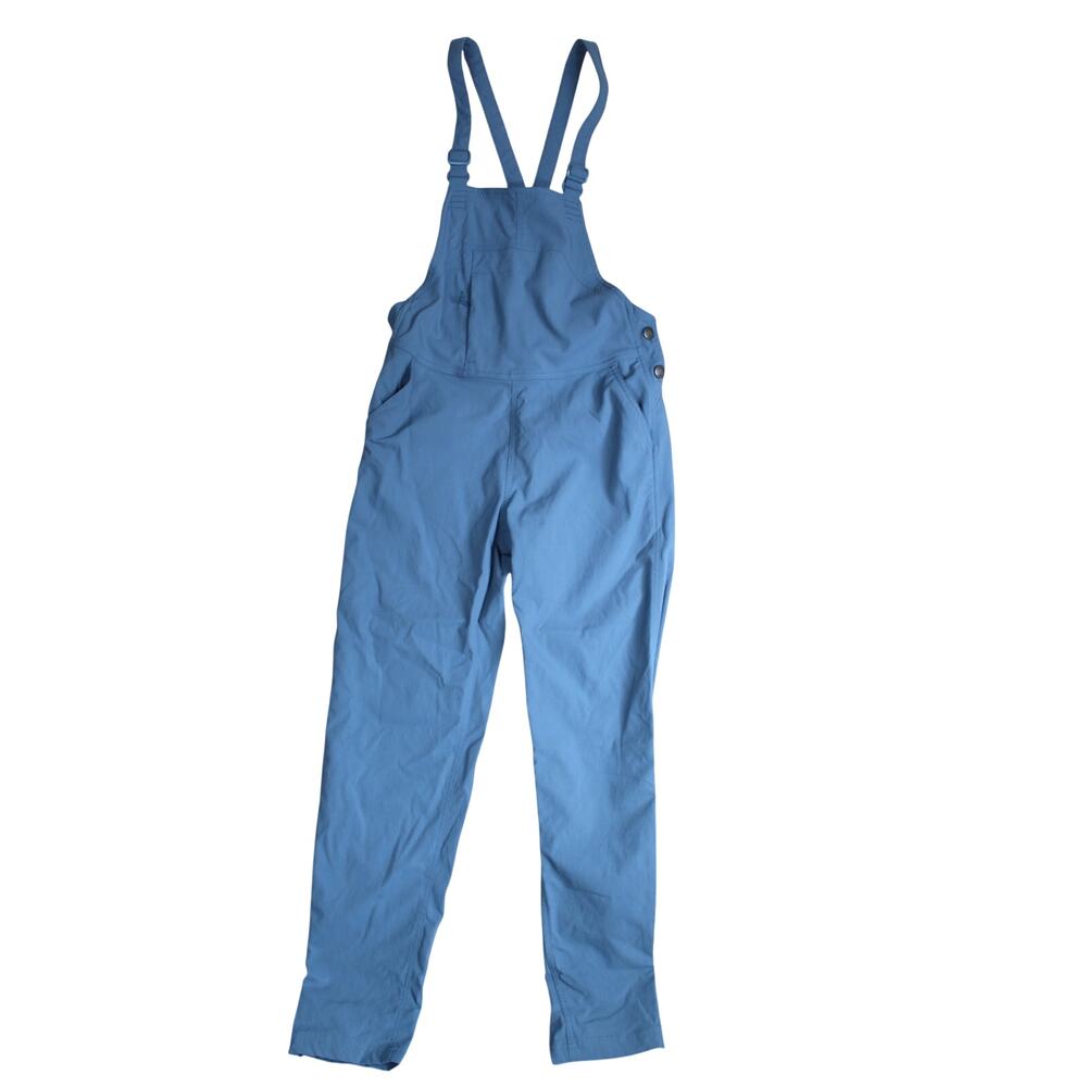 Flylow Life Bib Overalls Womens XS Blue Stretch Hiking Outdoor Utility Workwear - Picture 2 of 8